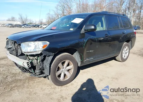 2010 Toyota Highlander Base V6 z USA, uszkodzony, nr VIN 5TDZK3EH2AS018547